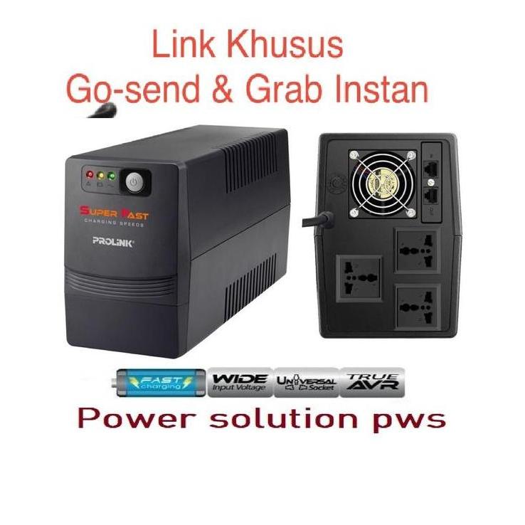 UPS PROLINK PRO1501SFC UPS PROLINK 1500VA LINK KHUSUS GRAB GO SEND