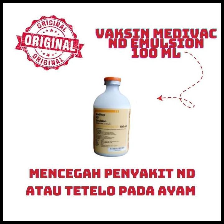 Terbaru Vaksin Nd Emulsion Dosis 100 Ml Vaksin Ayam