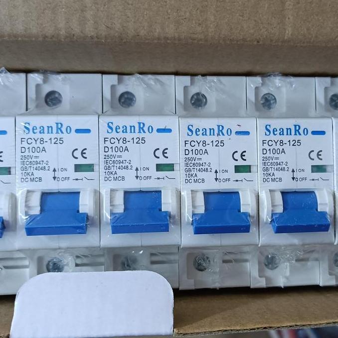 Mcb Dc 1P Mcb Panel Surya 80A 100A 125A Mcb Pv Motor Listrik Seanro