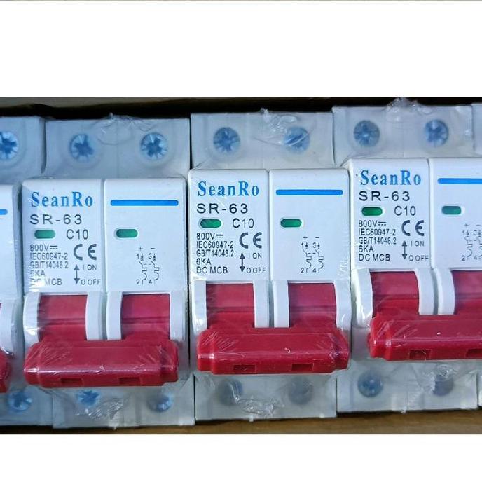 Mcb Dc 2Pin Mcb Pv Mcb Dc 2P 10A 20A 32A 40A 50A 63A Seanro Panel Sury