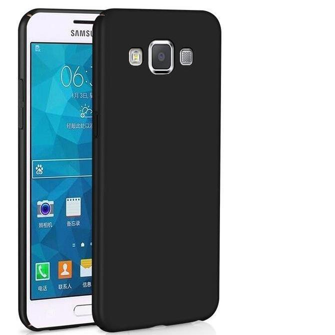 CASE SAMSUNG A800 A8 2015 PREMIUM MATTE CASE SILICONE SOFT BLACK DOFF Aksesoris Handphone