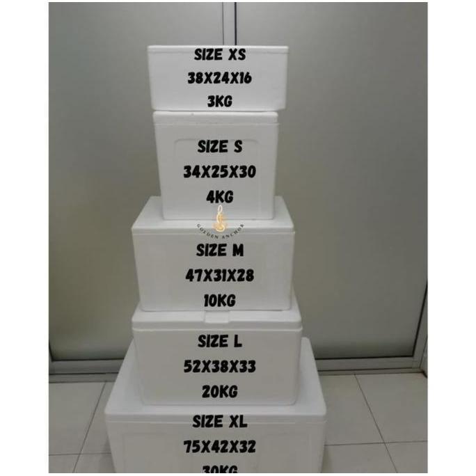 Ohyes- Styrofoam Box Kotak Gabus Sterofoam