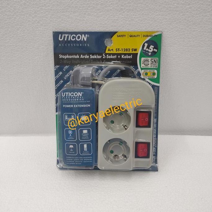 Sezo- Stop Uticon 2 Lubang Switch St1282Sw