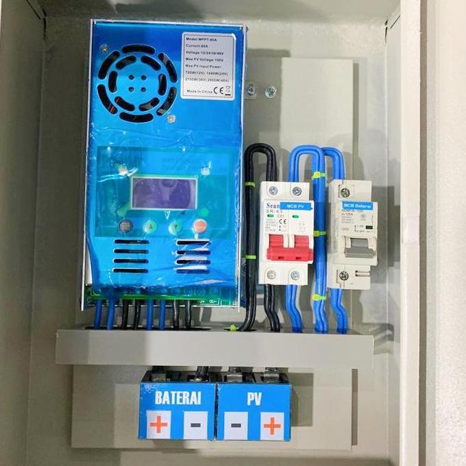 Box Panel Mppt External Tambahan 60A Solar Control Charger Scc