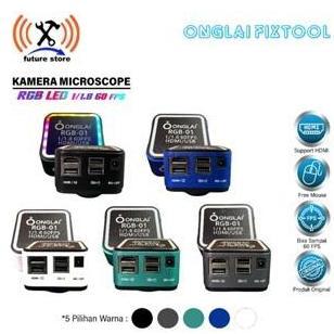 NEW  ONGLAI RGB-01 KAMERA MICROSCOPE  WARNA BLACK / WHITE / GREEN / BLUE / GREY 1/1.8 60FPS ORIGINAL