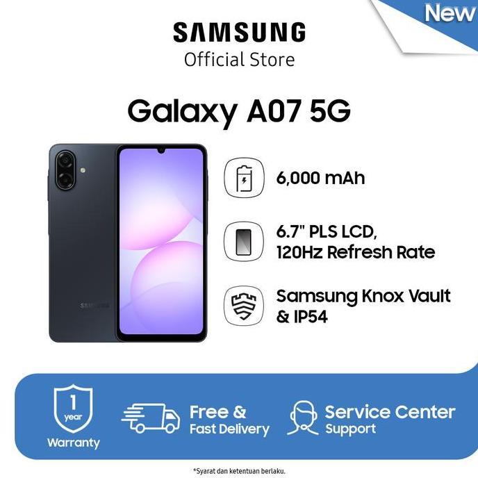 UBAYKA_SELLER - SAMSUNG GALAXY A07 5G [6/128GB] - 6000MAH | ANDROID | IP54