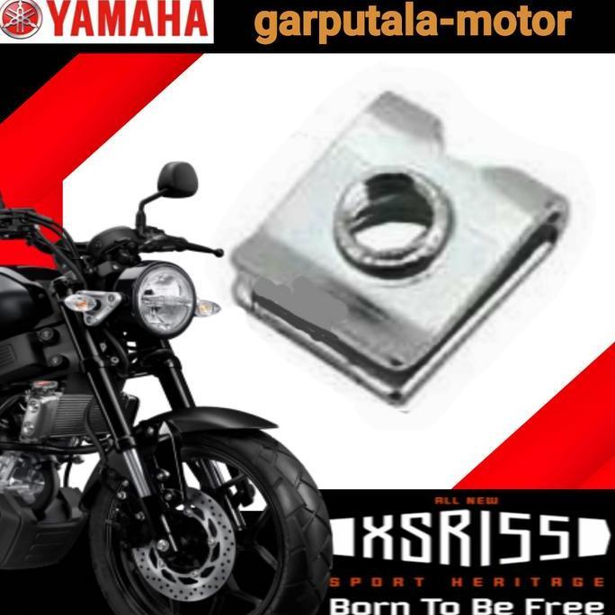 NUT SPRING 90183-050A7 YAMAHA XSR155 BBS1 NUT MUR PER DUDUKAN MUR PER COVER METER DEPAN ORIGINAL