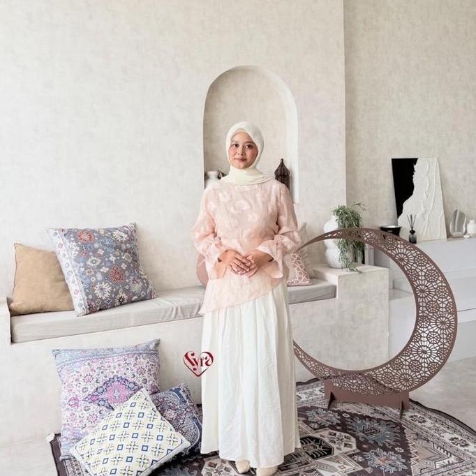 PREMIUM / ARYANA BLOUSE - ATASAN WANITA LEBARAN - BLOUSE WANITA - BAJU KONDANGAN