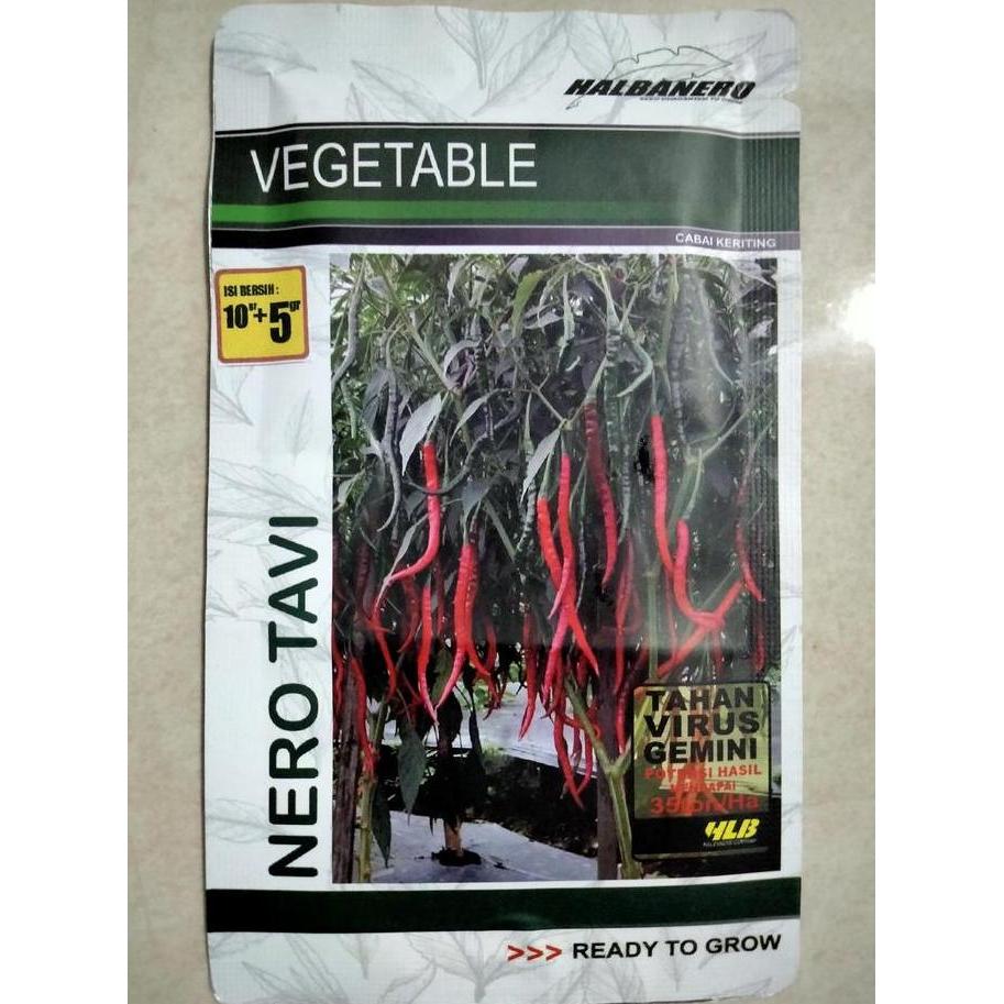 Promo Benih Cabe Merah Keriting Nero Tavi 15 Gram (3000 Biji) - Bibit Cabai Nero Tavi - Cmk Cabai Ne