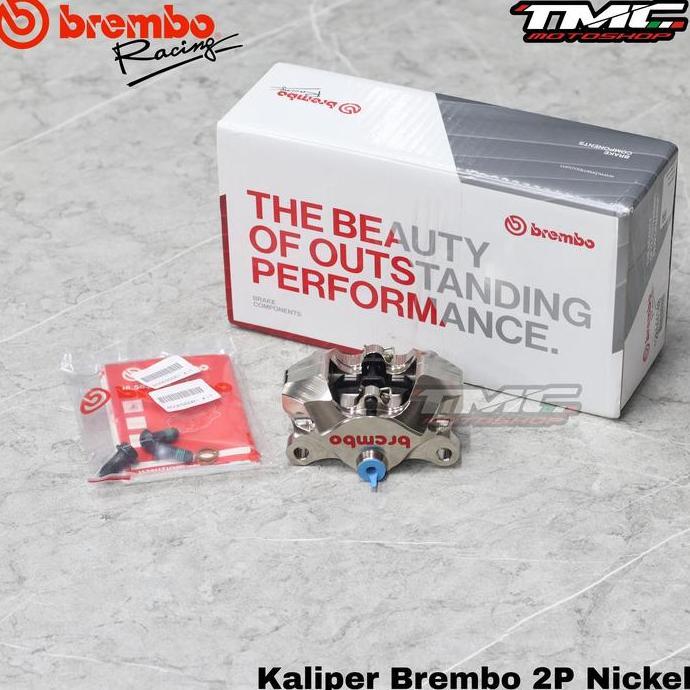 Kaliper Brembo P2 2P Nickel chrome CNC Original