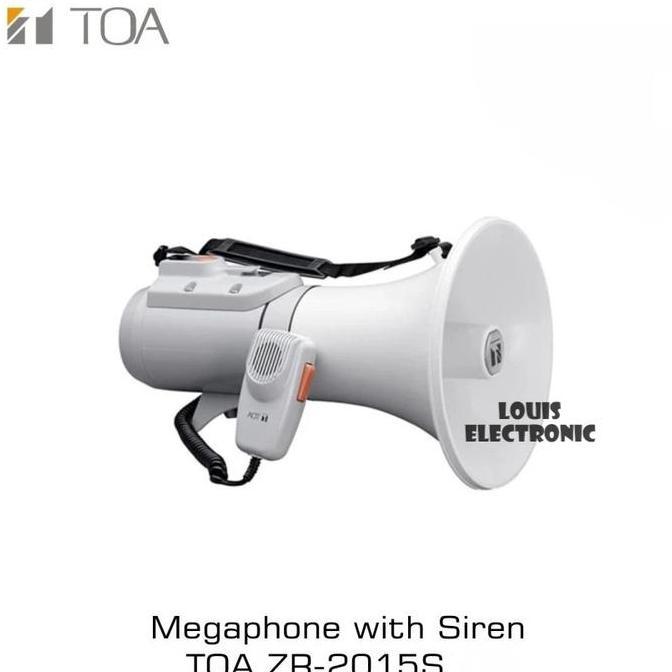 TOA MEGAPHONE SIRINE ZR-2015S ORIGINAL TOA SPEAKER MEGAPHONE GANTUNG
