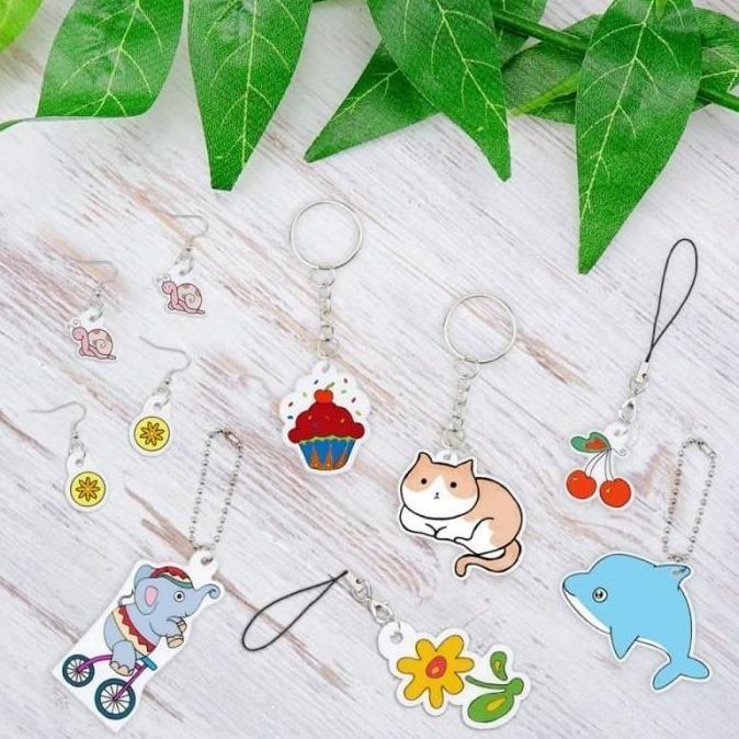 33PCS/SET Diy Shrinky Dink Plastic Shrink Dink Craft Kertas Heat Shrink