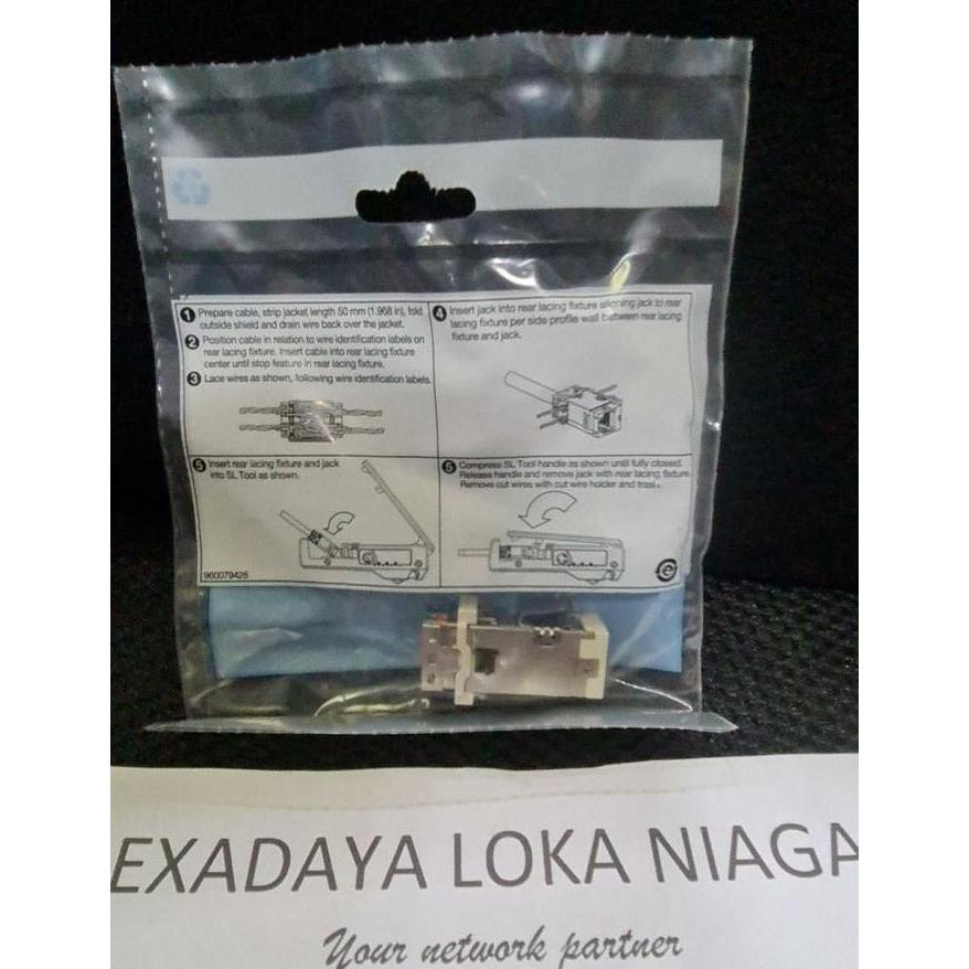 DE35 - AMP Modular Cat.6A Shielded / Modular Stp Cat6A Commscope 2153449-1