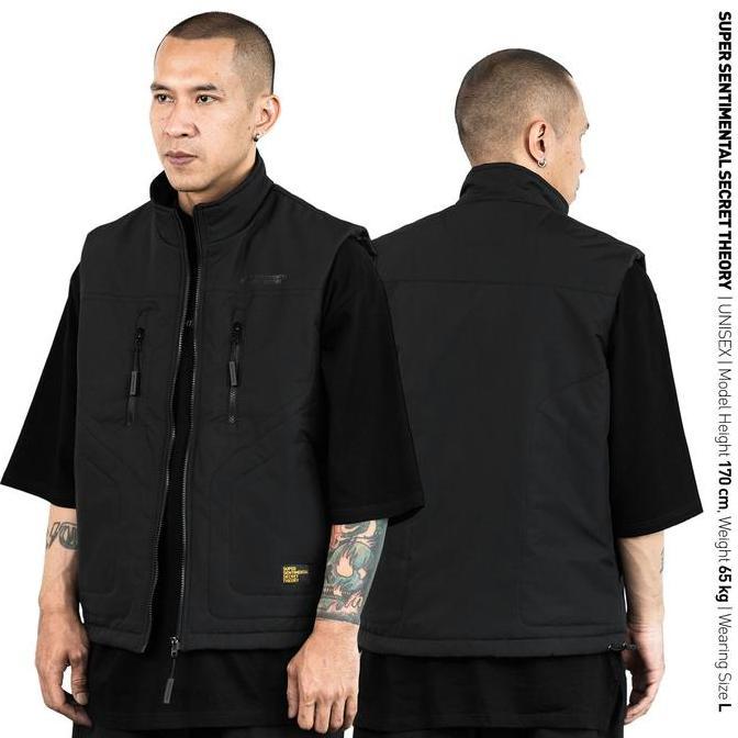 ZUMIASTOREE_AYU - SSST VANGUARD VEST UTILITY HITAM ROMPI PRIA