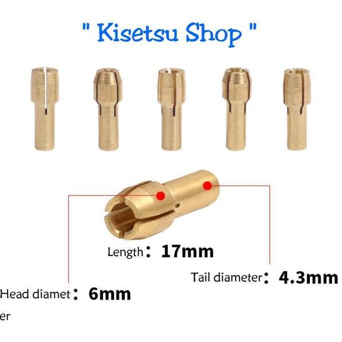 Superkit- Mata Bor Chuck Bor Mini Drill Ukuran 0,5 - 3,2Mm Diameter Shank 4,2Mm