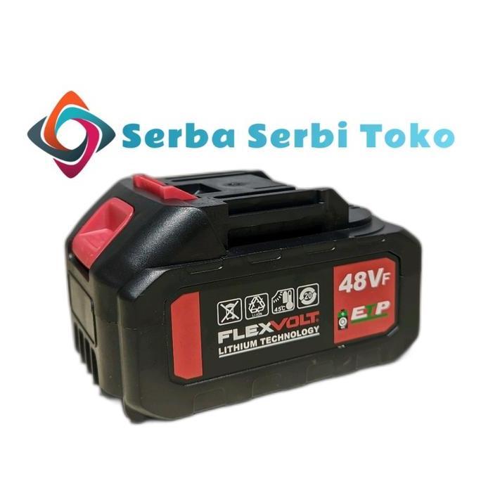 Superkit- Baterai Bor Impact Wrench Cordless D 48Vf Batre Bor Impact Wrench D 48Vf