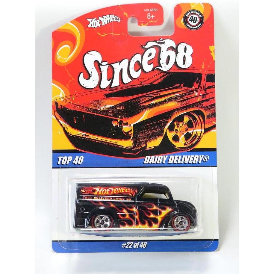 AT99 HOT WHEELS DAIRY DELIVERY SINCE 68 - HITAM