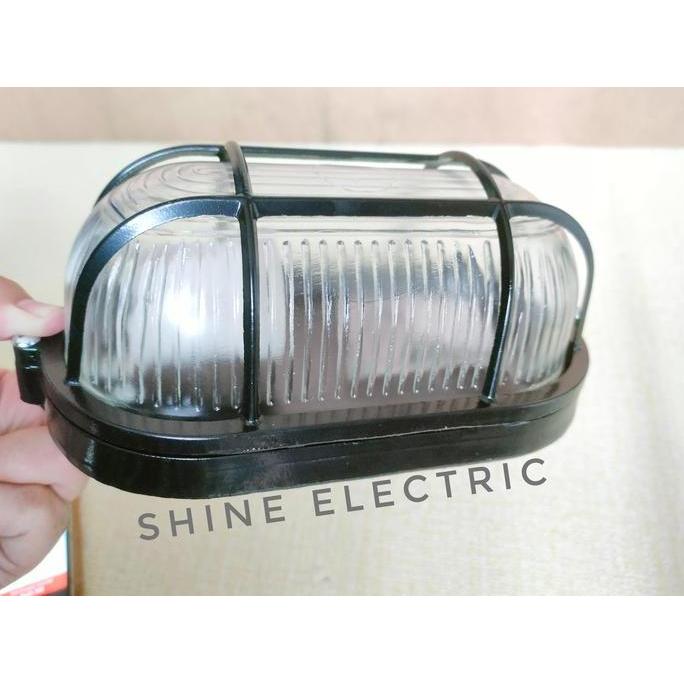 Plus- Lampu Kapal / Ball Ice Lamp Lampu Tempel Dinding Jalan Taman