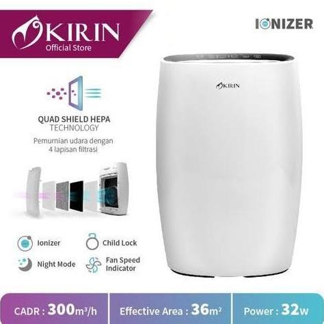 @#@#@#] Kirin Air Purifier / Alat Pembersih Udara Ruangan tipe KAP-036