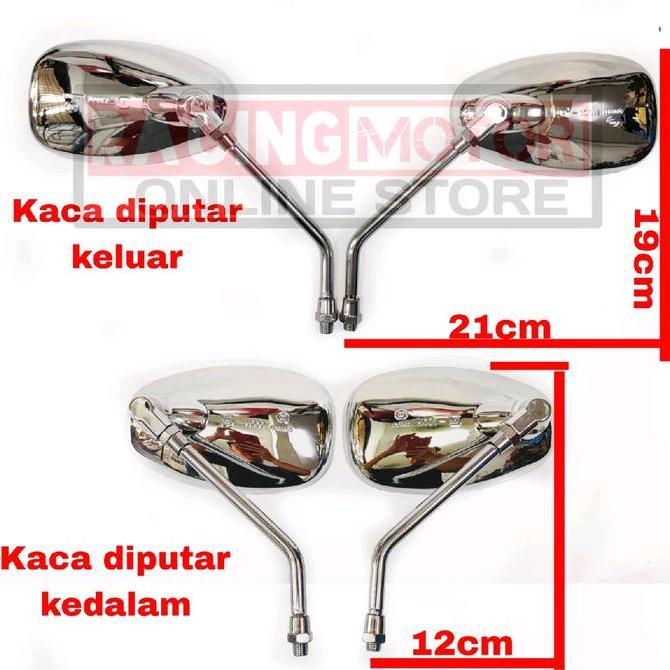 spion JUMBO oval classic scoopy w175 fazzio cb100 fino thunder 125 sposter freego super cub c70 moto
