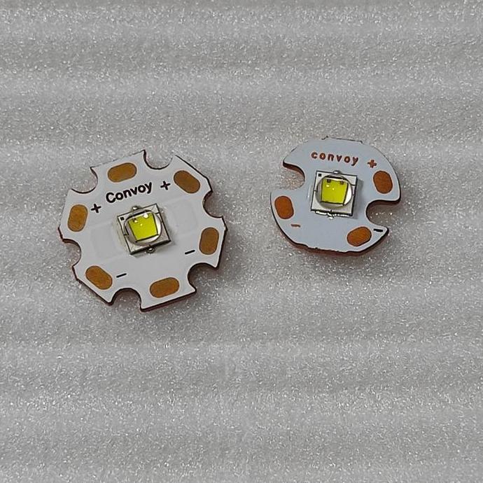 Plus- Led Luminus Sst40 5000K Papan Tembaga Dtp Convoy