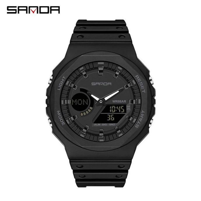 Jam Tangan Sport Pria Wanita Digital Analog SANDA 6016