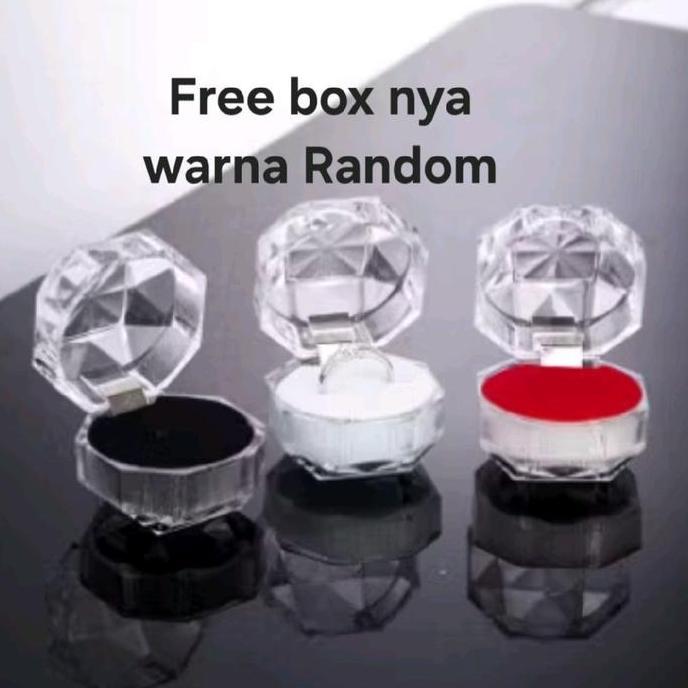 New- Cincin Titanium Cicin Tunangan/ Couple Kawinan Free Box