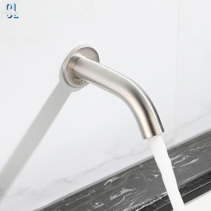 TAKLISHUU Kran Air Wudhu Tembok Keran Air Wudhu Kran Wastafel Sus 304 Stainless