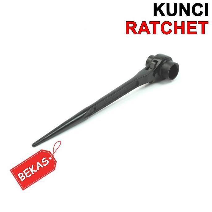 SHAANCIU Kunci Ratchet 19x17 Double Wrench Ring 19*17 Bekas Scaffolding