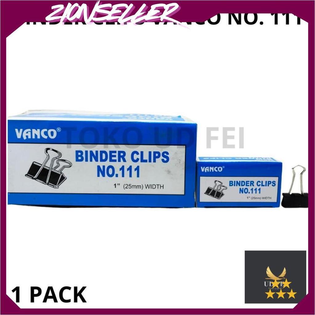 (1 PACK) Binder Clip Vanco/BINDER CLIP MONTANA/ Binder Clip 105/ Binder Clip 111/ Binder Clip 155/ B