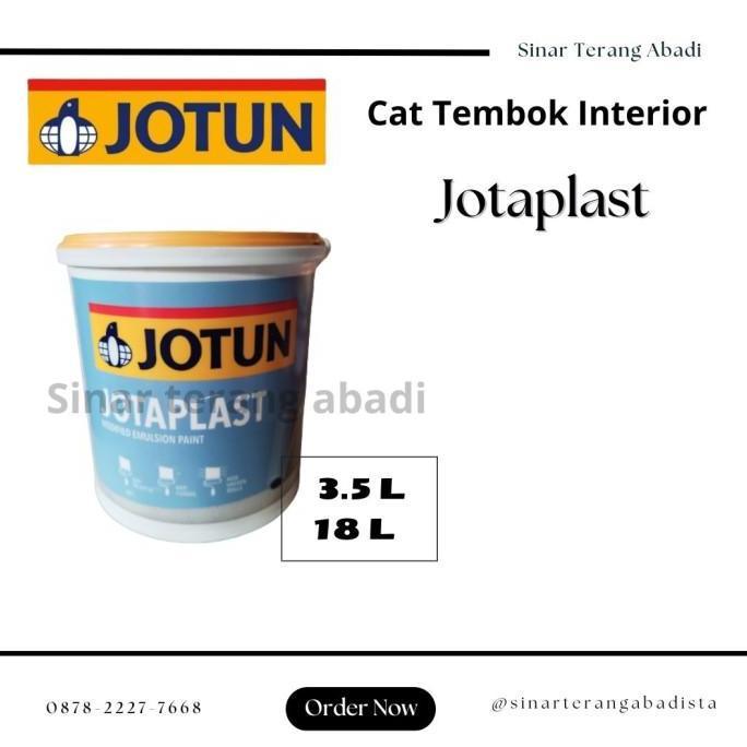 NEW Cat Tembok Jotun Jotaplast BS A 18 Ltr 1001 0502-Y Egg White