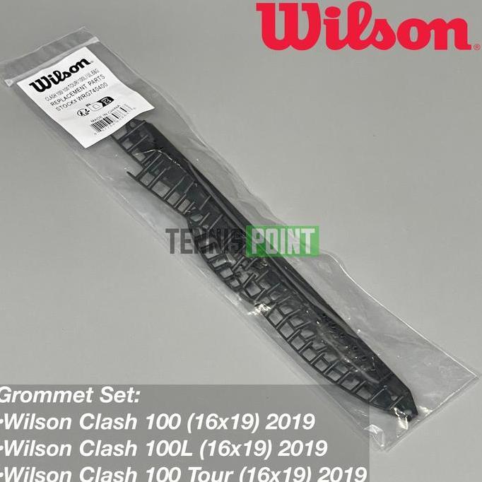 Promo Wilson Clash 100/L/Tour 2019 Original Grommet Bumper Set Raket Tenis Diskon