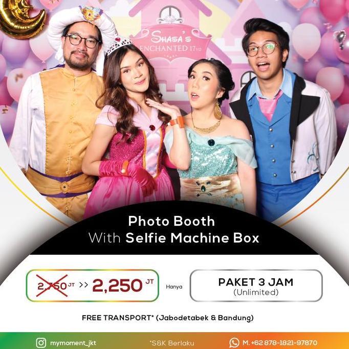 PREMIUM / Photobooth Paket 3 Jam (Unlimited)