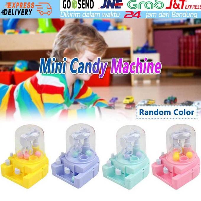 PACHAM Mainan Mesin Capit Permen Mini Mainan Mesin Capit Pengambil Bola Anak