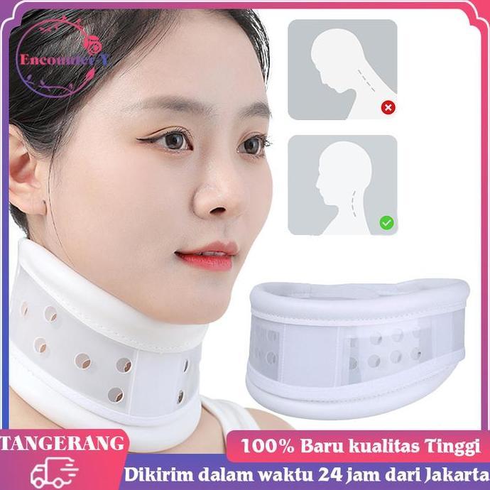 YUTUSAKA Adjustable Alat Penyangga Leher/Penyangga Leher Terapi Neck Traction
