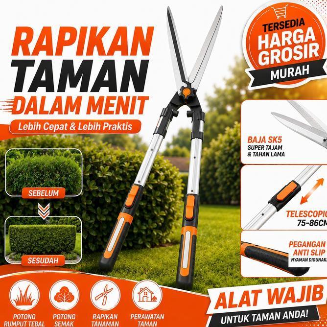 Tk Gunting Pemangkas Bahan Besi Gunting Ranting Pohon Dahan Ranting Telescopic