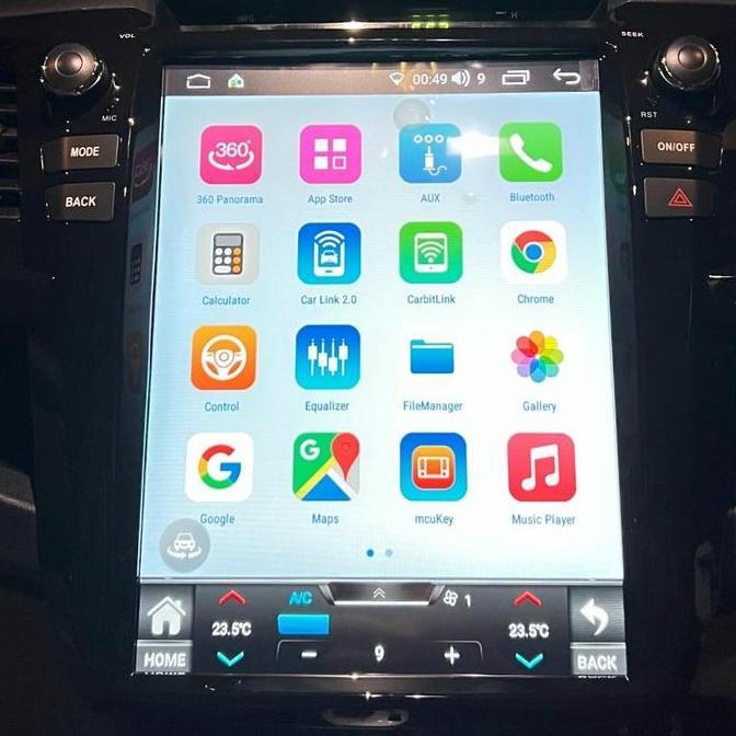 HEADUNIT ANDROID FORTUNER 2008 - 2015 TESLA MODEL tape  mobil  android tip  mobil  orca