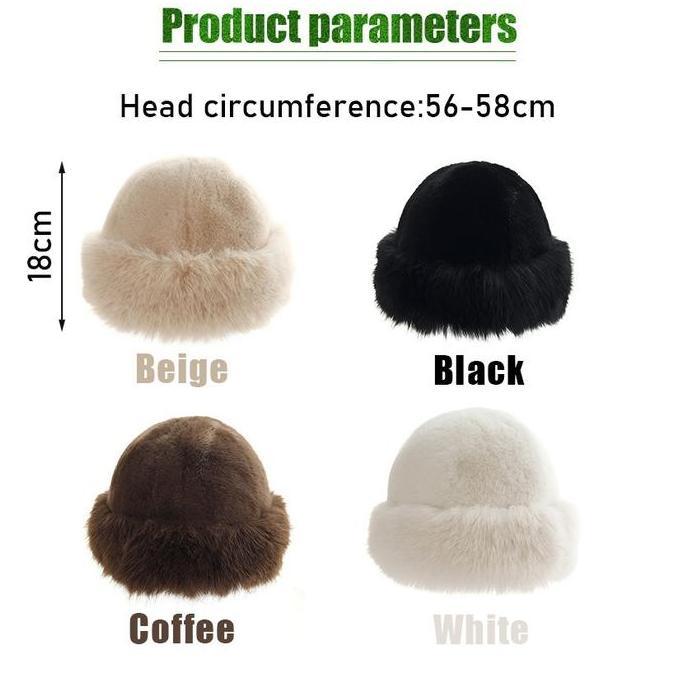 PACHAM Topi Winter Rusia Kupluk Mongolia, Topi Wanita Korea Style Premium