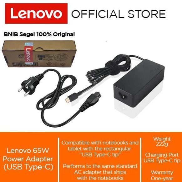 Lenovo Lenovo 65W AC Power Adapter Charger (USB Type-C tip)