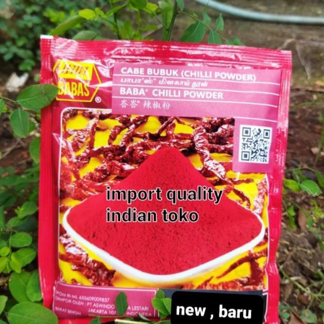 Babas Chilli Powder Babas Babas Cabe Bubuk 125 Gram