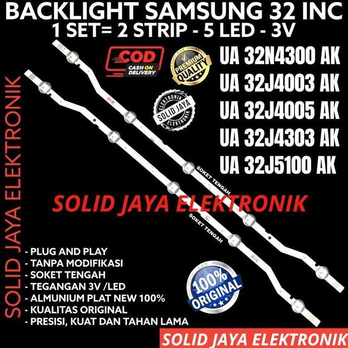BACKLIGHT TV LED SAMSUNG 32 IN UA 32J4003 32J5100 32J5100 AK LAMPU BL READY