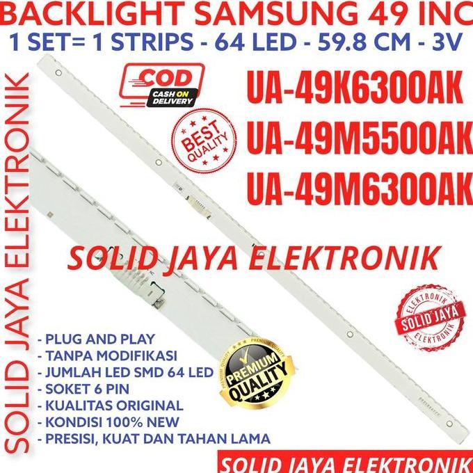 BACKLIGHT TV LED FOR SAMSUNG 49 INC UA 49K6300 49M5500 49M6300 49K6300AK 49M5500AK 49M6300AK UA49K63