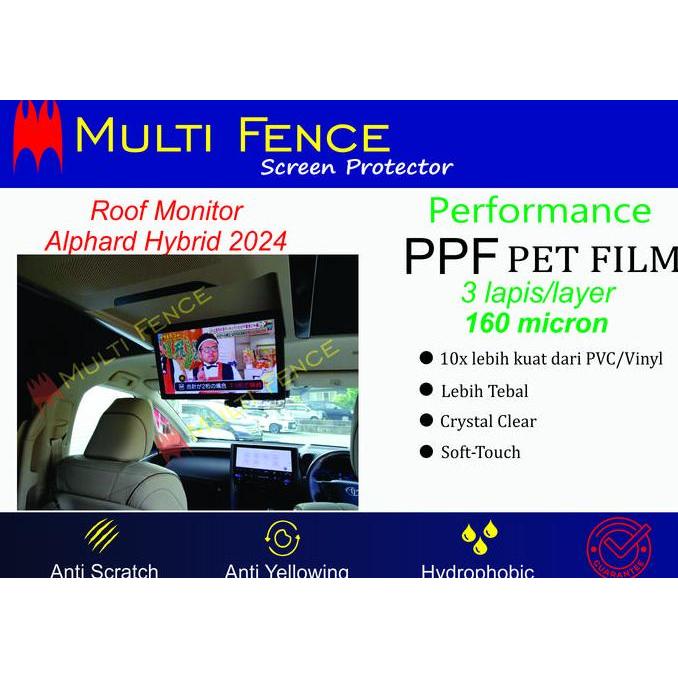 Ready Anti Gores Roof Monitor Alphard Hybrid 2024 Non Cod