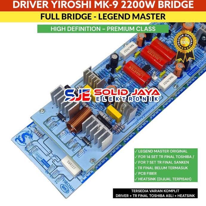 KIT POWER YIROSHI MK-9 MK9 SUPER DRIVER 2200W ASLI