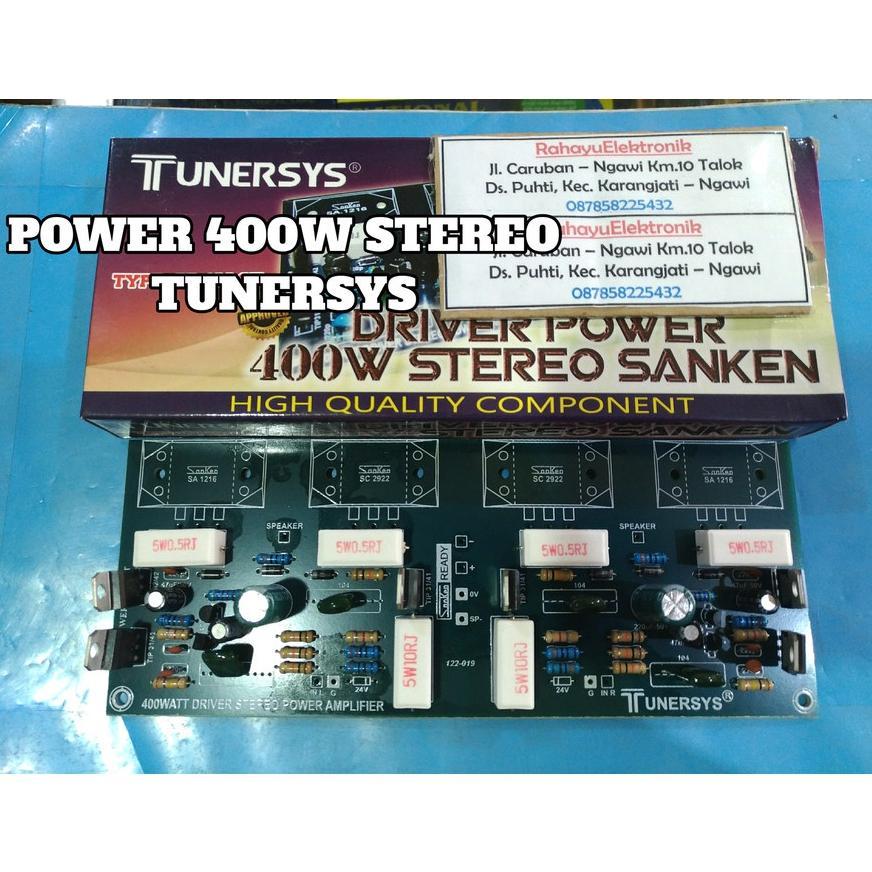 Bestseller- KIT DRIVER POWER 400WATT STEREO SANKEN TUNERSYS