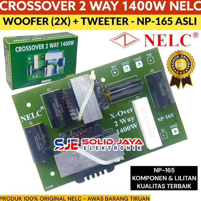 CROSSOVER 2 WAY WOOFER TWEETER 1400W N165 CROSOVER SUBWOFER MIDLE MIDDLE MID MIDEL WOFER TWETER CROS