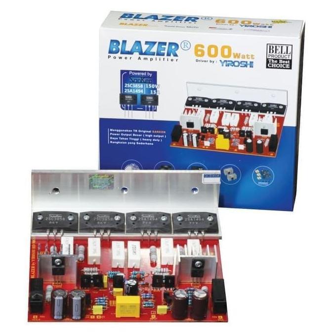 KIT POWER BLAZER BY YIROSHI 600W MONO 600 WATT TR SANKEN ASLI BELL BGR BARU