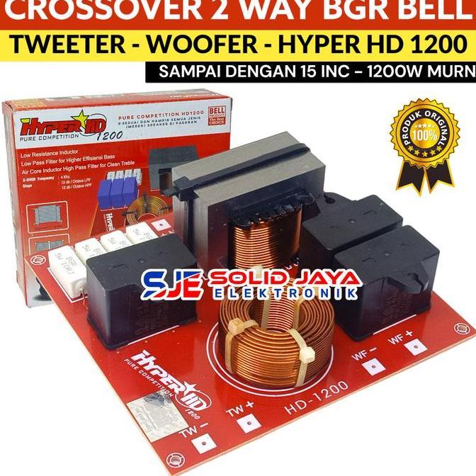 KIT CROSSOVER 2 WAY HYPER HD 1200 WATT CROSSOVER PASIF 1200W CROSOVER CROSOFER 2 WAYS WOOFER WOFER T