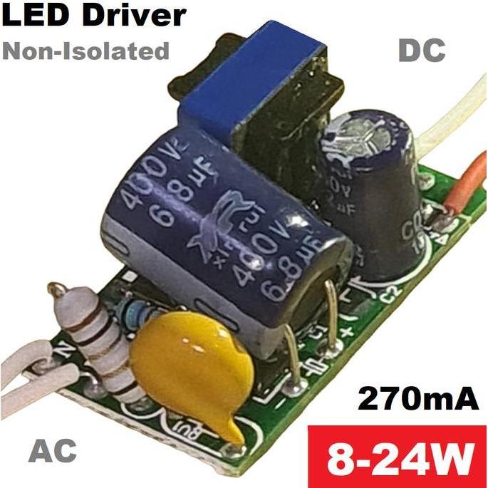 LED driver AC to DC 24Watt*1 Watt, Seri HPL 1W 8 W-24W, 24 Titik 1Watt MI99