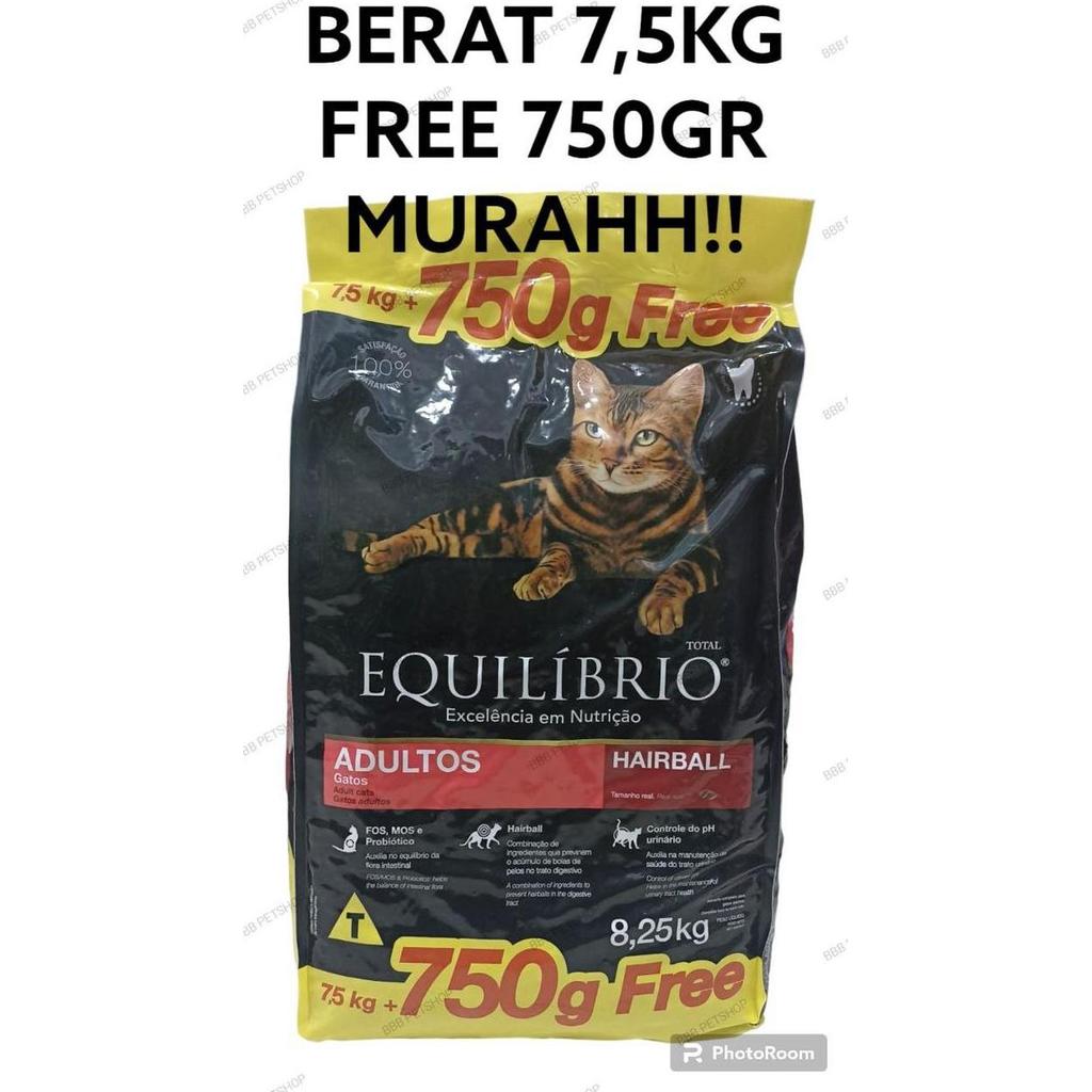 Gato - Equilibrio Adult Cats 7,5Kg (Link Khusus Pengiriman /)